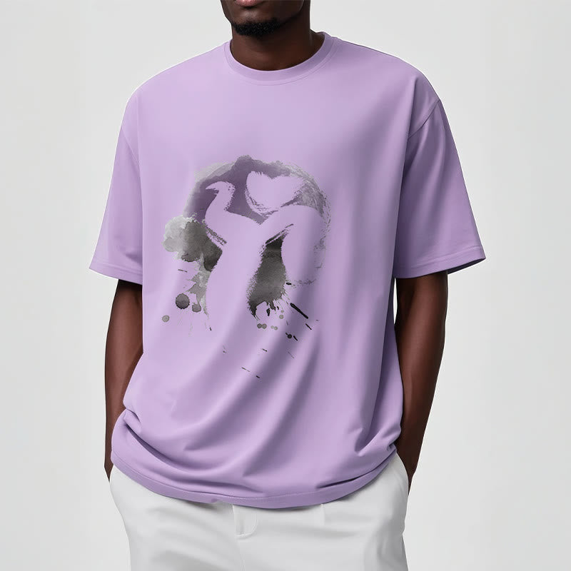 Camiseta de algodón con diseño de cisne y Buddha Stones - image 15