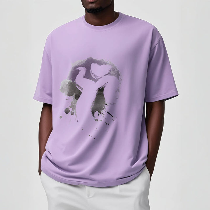 Camiseta de algodón con diseño de cisne y Buddha Stones - image 15