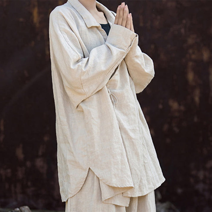 Ropa de algodón ramio con Buddha Stones para meditar