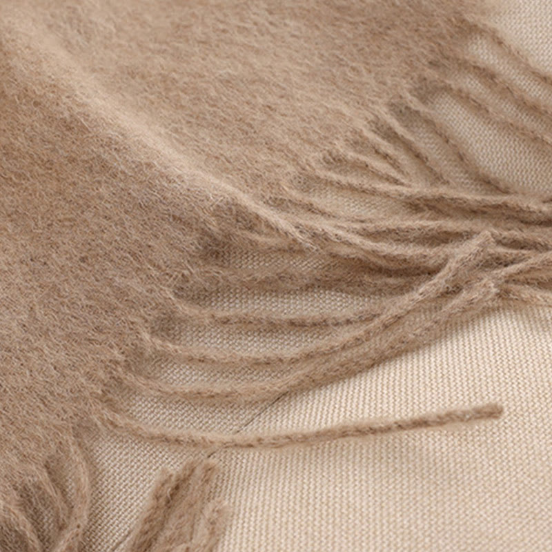 Chal de lana con Buddha Stones , flores rojas, lentejuelas doradas, bordado con borlas, bufanda de viaje acogedora para invierno - image 10