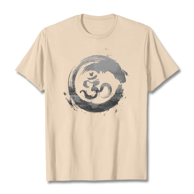 Camiseta de algodón con diseño de loto y Buddha Stones - Sopa de mariscos - 2XL - image 12