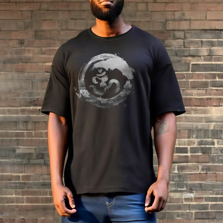 Camiseta de algodón con diseño de loto y Buddha Stones - image 3