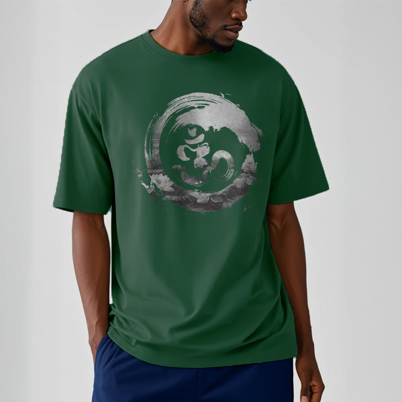 Camiseta de algodón con diseño de loto y Buddha Stones - image 10