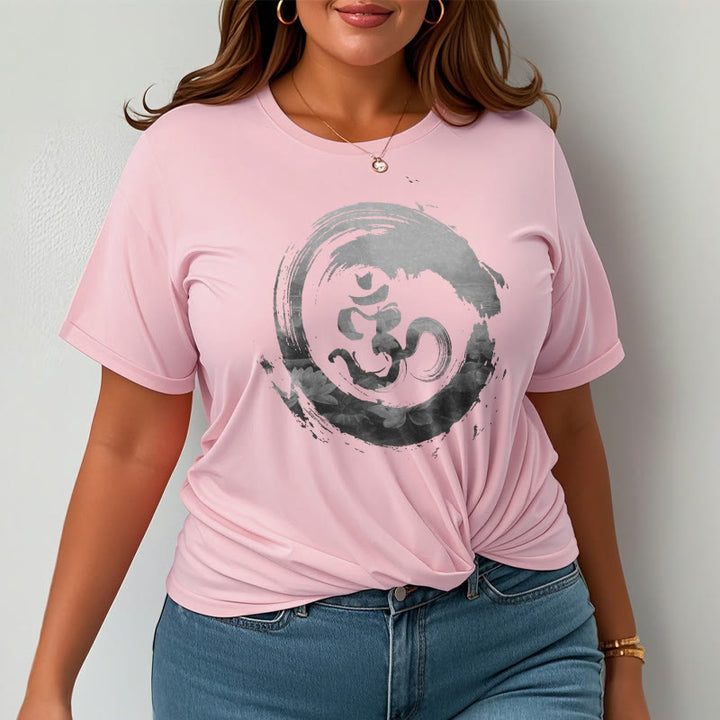 Camiseta de algodón con diseño de loto y Buddha Stones - image 17