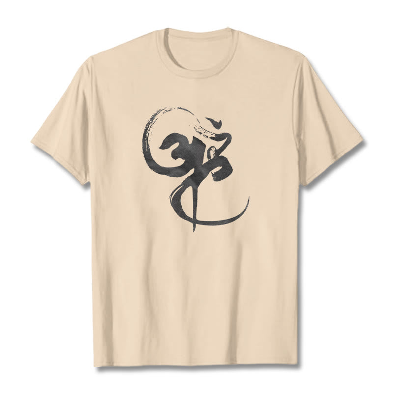 Camiseta de algodón con diseño Om y Buddha Stones - Sopa de mariscos - 2XL - image 12