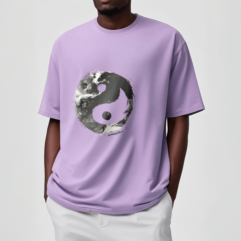 Camiseta de algodón con diseño de Yin Yang y Buddha Stones - image 18