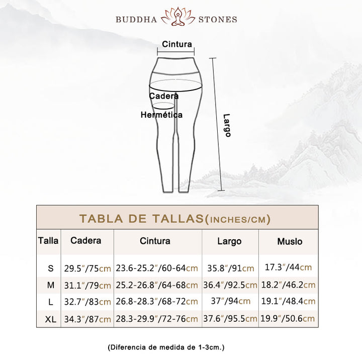 Pantalones de diseño con estampado de flores de loto y Buddha Stones, mallas deportivas para Yoga y Fitness, pantalones de Yoga para mujer - image 8