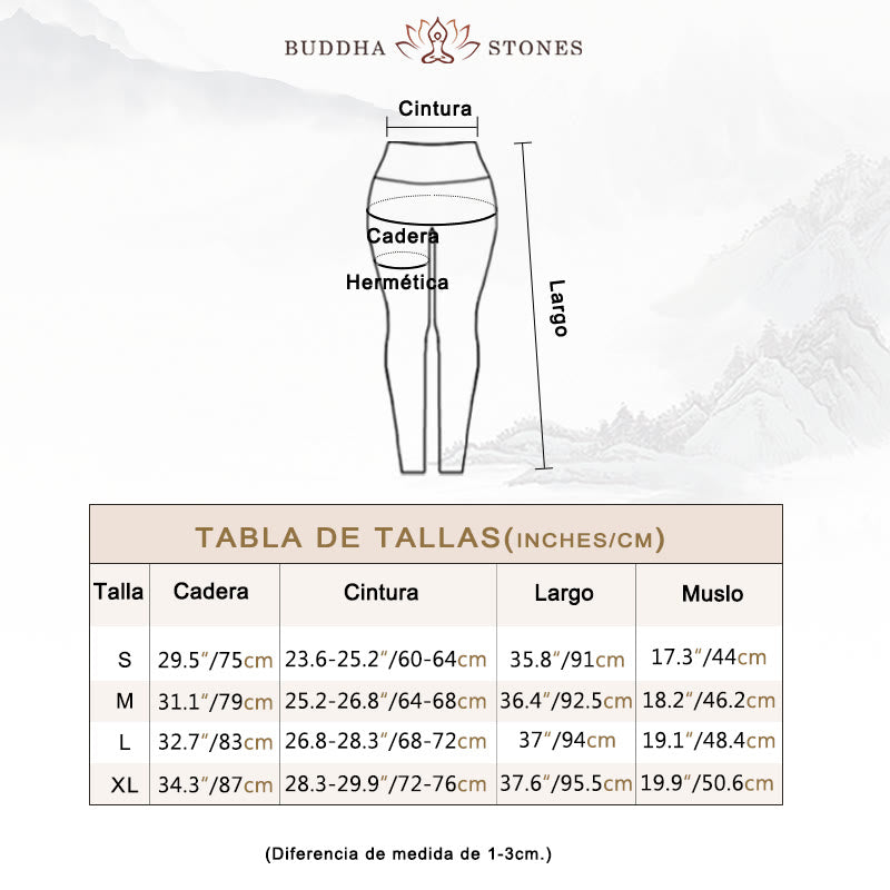 Pantalones de diseño con estampado Floral de flor de loto con Buddha Stones, mallas deportivas para Yoga y Fitness, pantalones de Yoga para mujer - image 5