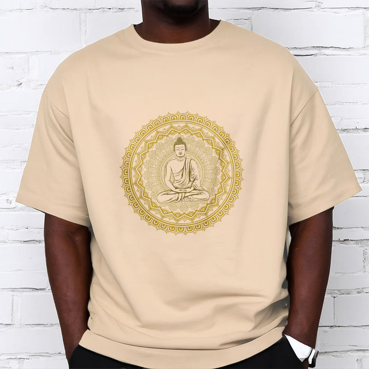 Camiseta de algodón con mandala de Buddha Stones de Buda - image 1