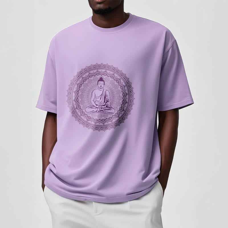 Camiseta de algodón con mandala de Buddha Stones de Buda - image 3