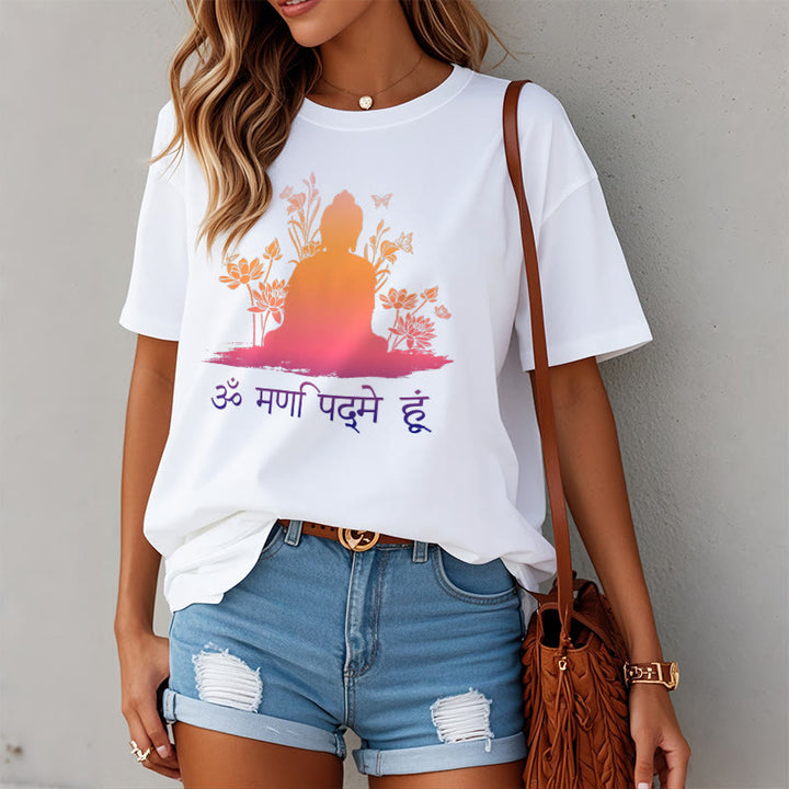 Camiseta Buddha Stones sánscrito OM NAMAH SHIVAYA - image 2