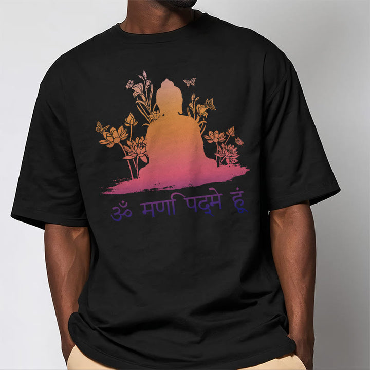Camiseta Buddha Stones sánscrito OM NAMAH SHIVAYA - image 6