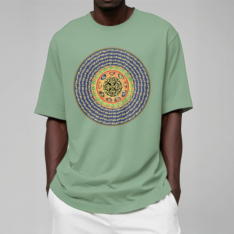 Camiseta sánscrita con Buddha Stones 108 Om Mani Padme Hum Mantra - image 17