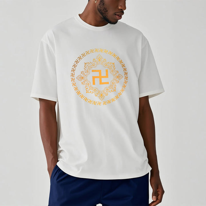 Camiseta con esvástica y Buddha Stones - image 2