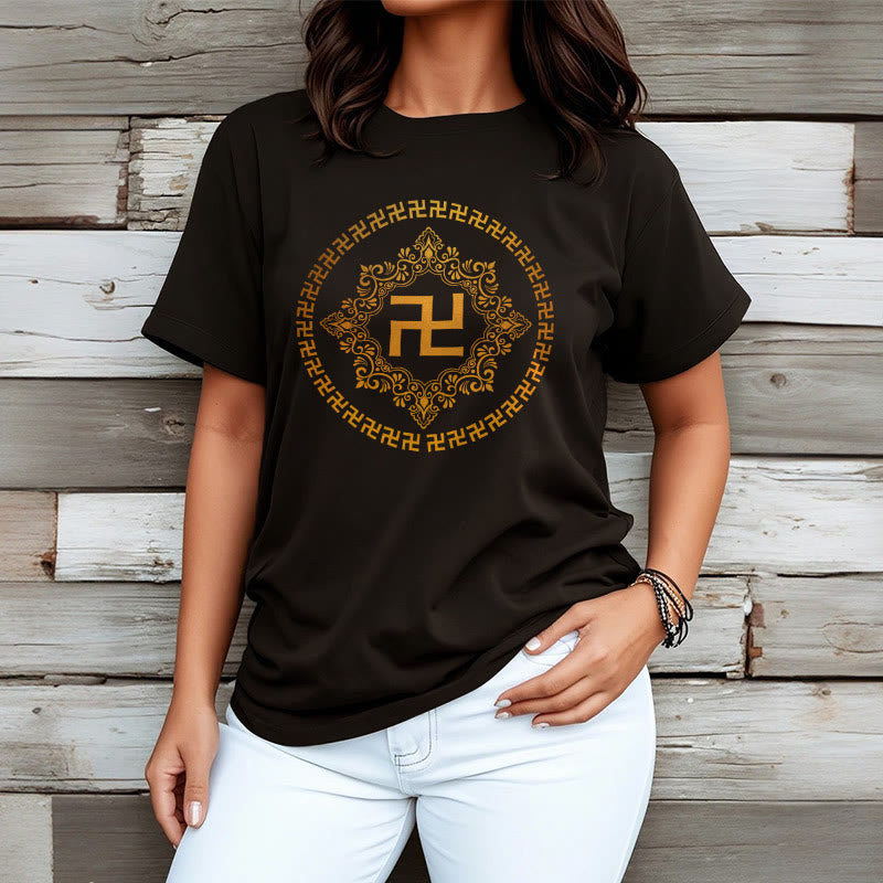 Camiseta con esvástica y Buddha Stones - image 8