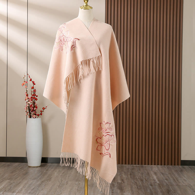 Bufanda de viaje acogedora de invierno con Buddha Stones