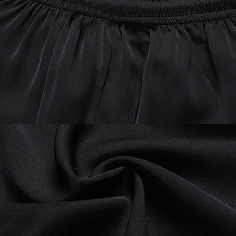 Traje Tang de flor de melocotón de bambú con piedras de Buddha Stones, uniforme tradicional Hanfu, Top de manga corta, pantalones, conjunto de ropa para hombre - image 15