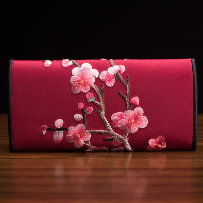 Bolso de mano largo con Buddha Stones , estilo Plum Bossom Su