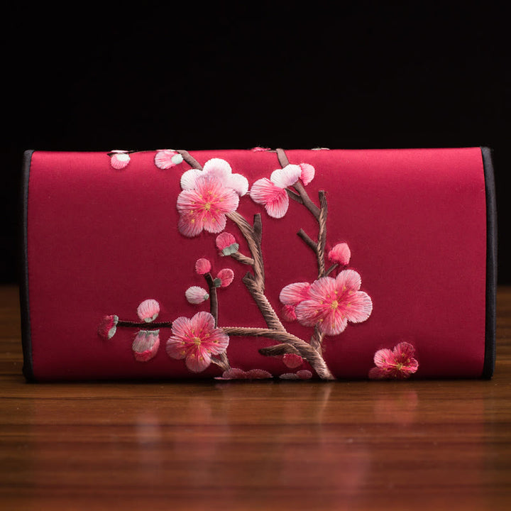 Bolso de mano largo con Buddha Stones , estilo Plum Bossom Su