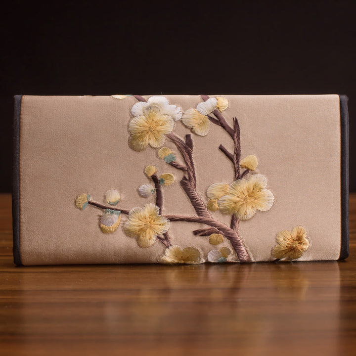 Bolso de mano largo con Buddha Stones , estilo Plum Bossom Su