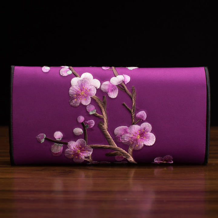 Bolso de mano largo con Buddha Stones , estilo Plum Bossom Su
