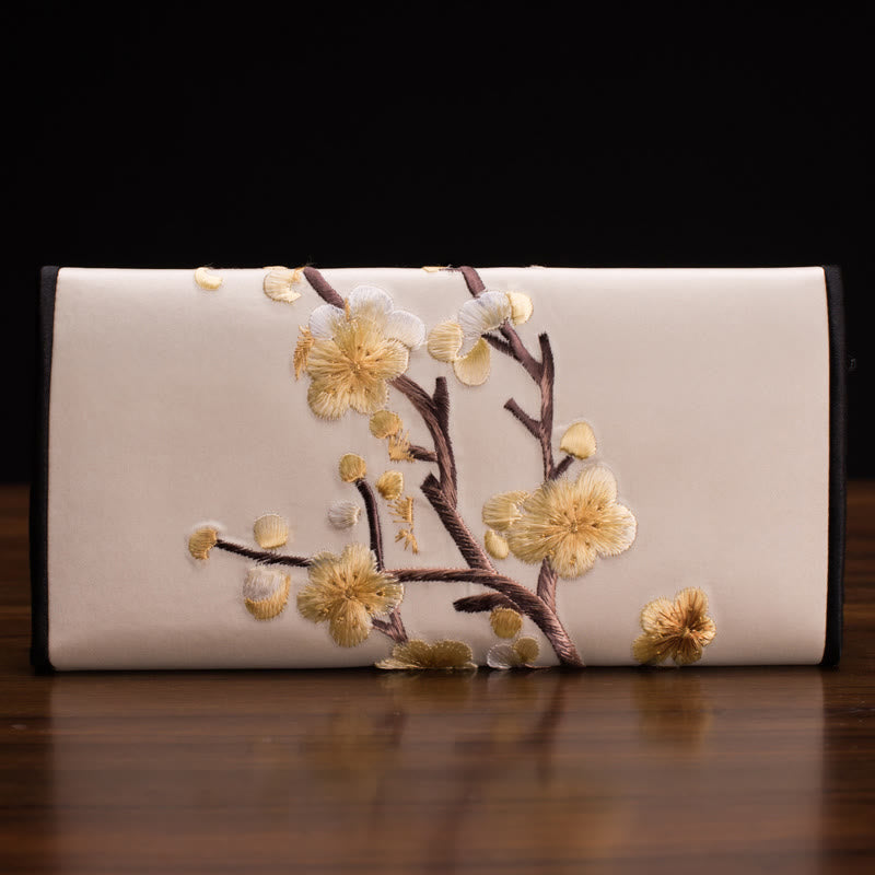 Bolso de mano largo con Buddha Stones , estilo Plum Bossom Su