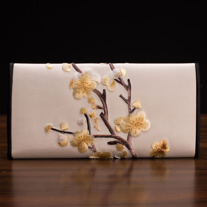 Bolso de mano largo con Buddha Stones , estilo Plum Bossom Su