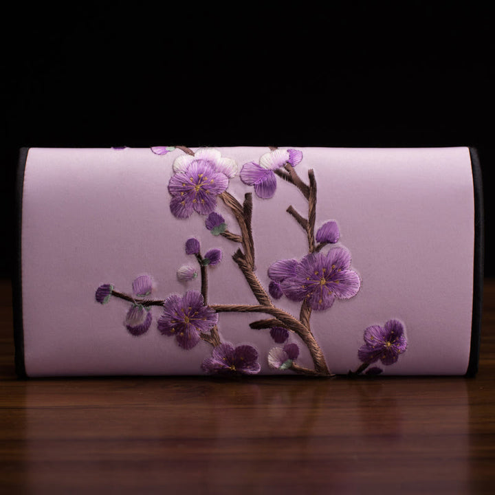 Bolso de mano largo con Buddha Stones , estilo Plum Bossom Su