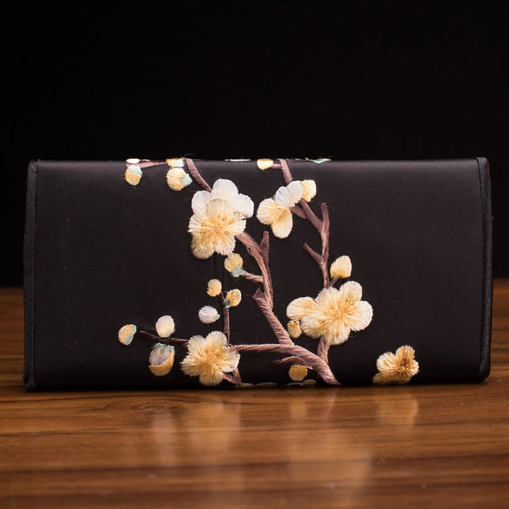 Bolso de mano largo con Buddha Stones , estilo Plum Bossom Su
