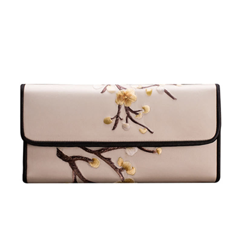 Bolso de mano largo con Buddha Stones , estilo Plum Bossom Su