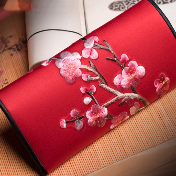 Bolso de mano largo con Buddha Stones , estilo Plum Bossom Su