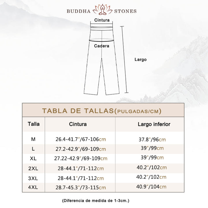 Buddha Stones Dragon Fu personaje Tang traje tradicional camisa de manga corta pantalones de pierna ancha ropa conjunto para hombres - image 5