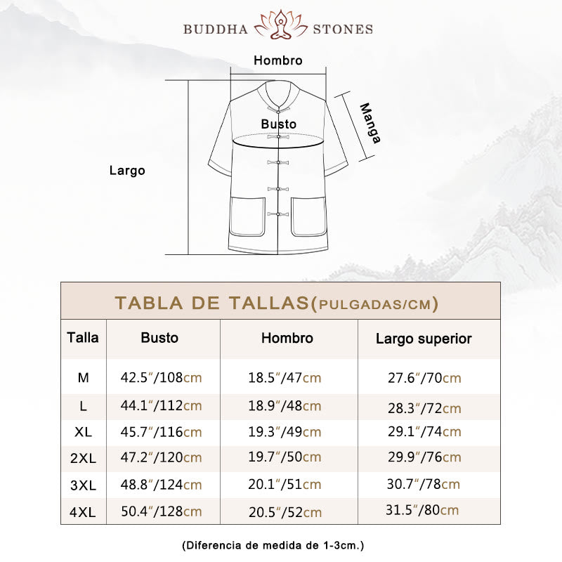 Traje Tang de Buddha Stones Hanfu dragón chino uniforme de kungfú tradicional camisetas y pantalones de manga corta conjunto de ropa para hombre - image 4