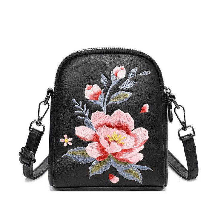Bolso de mano con Buddha Stones y loto bordado, bolso de mano para compras, bolso de hombro, bolso cruzado