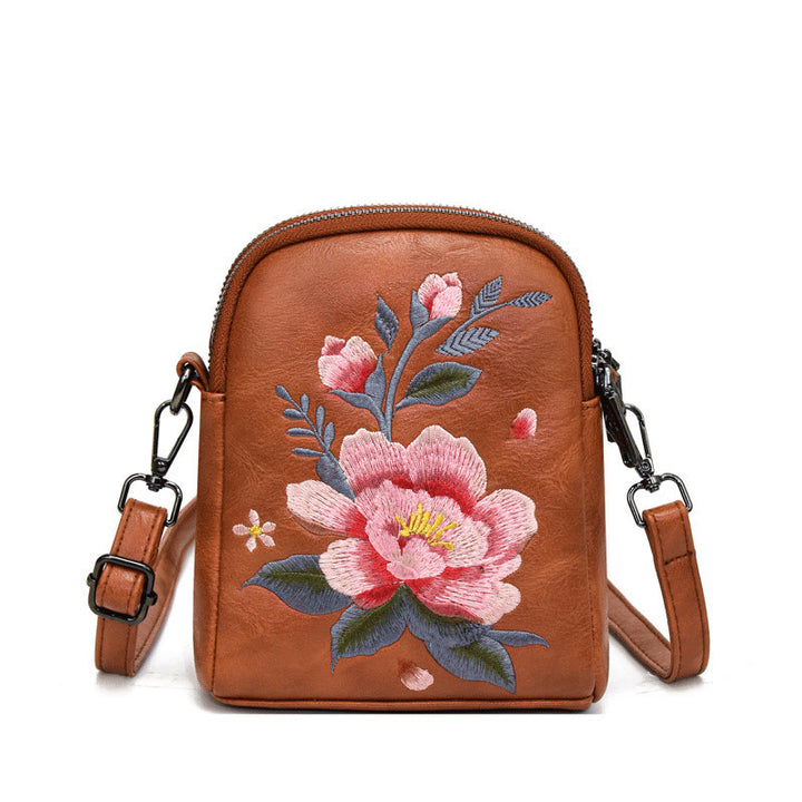 Bolso de mano con Buddha Stones y loto bordado, bolso de mano para compras, bolso de hombro, bolso cruzado