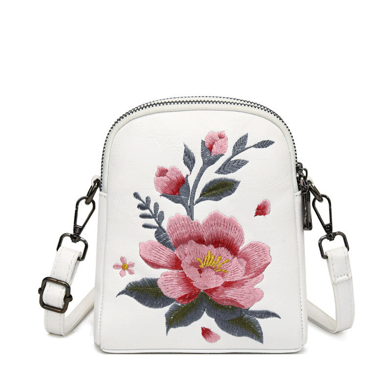 Bolso de mano con Buddha Stones y loto bordado, bolso de mano para compras, bolso de hombro, bolso cruzado