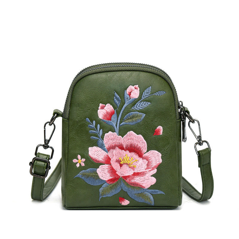 Bolso de mano con Buddha Stones y loto bordado, bolso de mano para compras, bolso de hombro, bolso cruzado