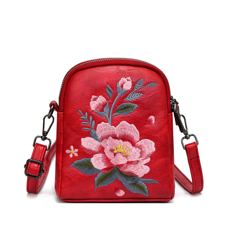 Bolso de mano con Buddha Stones y loto bordado, bolso de mano para compras, bolso de hombro, bolso cruzado