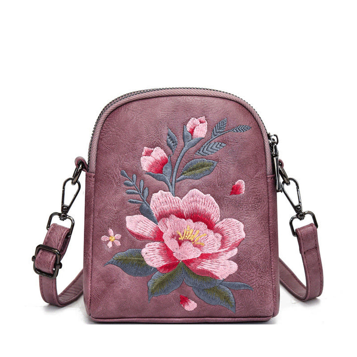 Bolso de mano con Buddha Stones y loto bordado, bolso de mano para compras, bolso de hombro, bolso cruzado