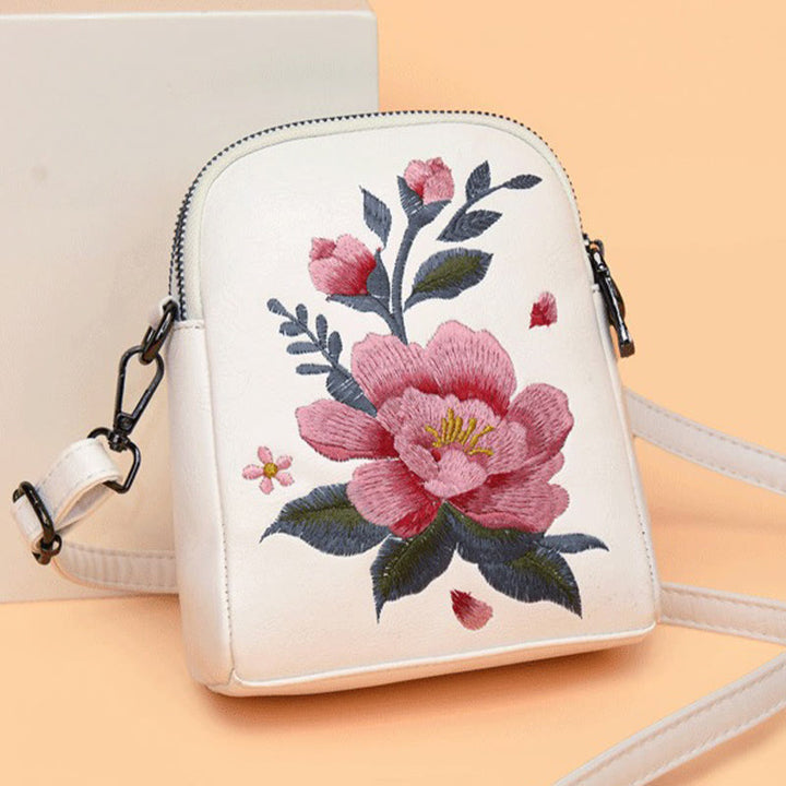 Bolso de mano con Buddha Stones y loto bordado, bolso de mano para compras, bolso de hombro, bolso cruzado