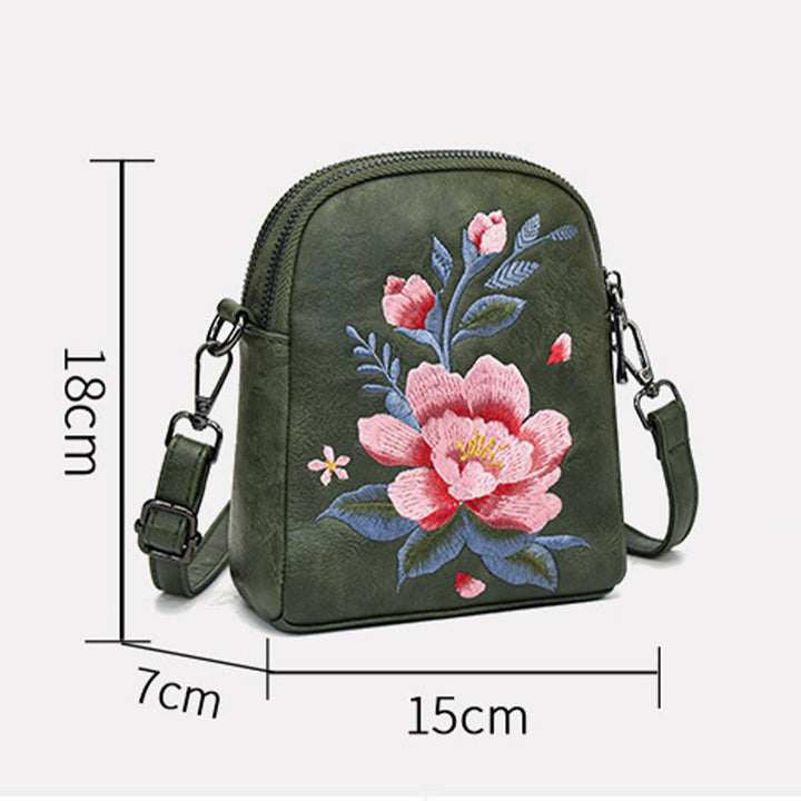 Bolso de mano con Buddha Stones y loto bordado, bolso de mano para compras, bolso de hombro, bolso cruzado