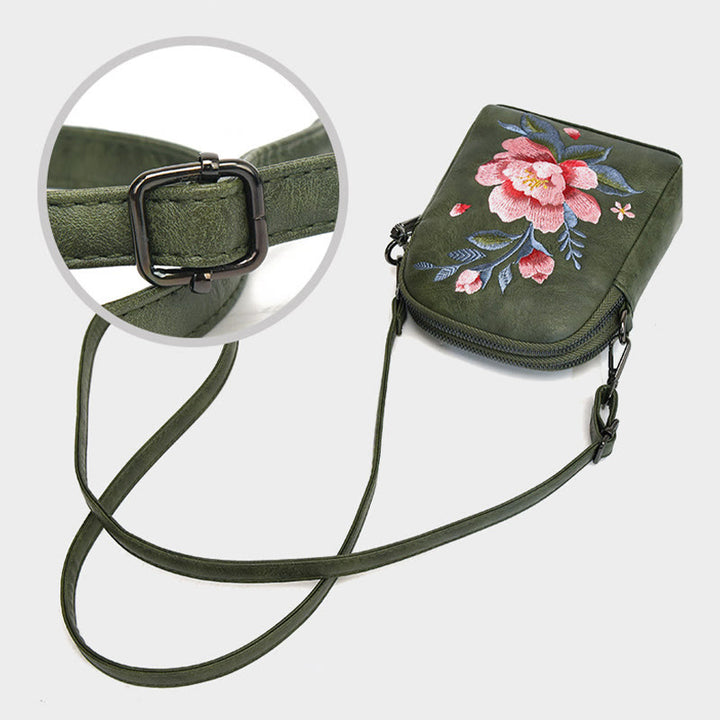 Bolso de mano con Buddha Stones y loto bordado, bolso de mano para compras, bolso de hombro, bolso cruzado