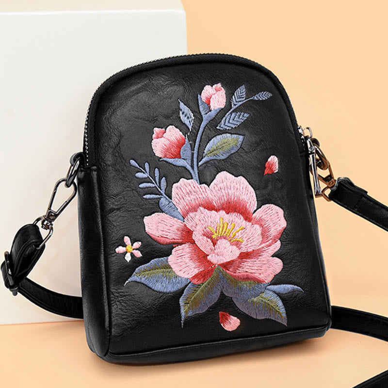 Bolso de mano con Buddha Stones y loto bordado, bolso de mano para compras, bolso de hombro, bolso cruzado