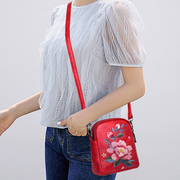 Bolso de mano con Buddha Stones y loto bordado, bolso de mano para compras, bolso de hombro, bolso cruzado