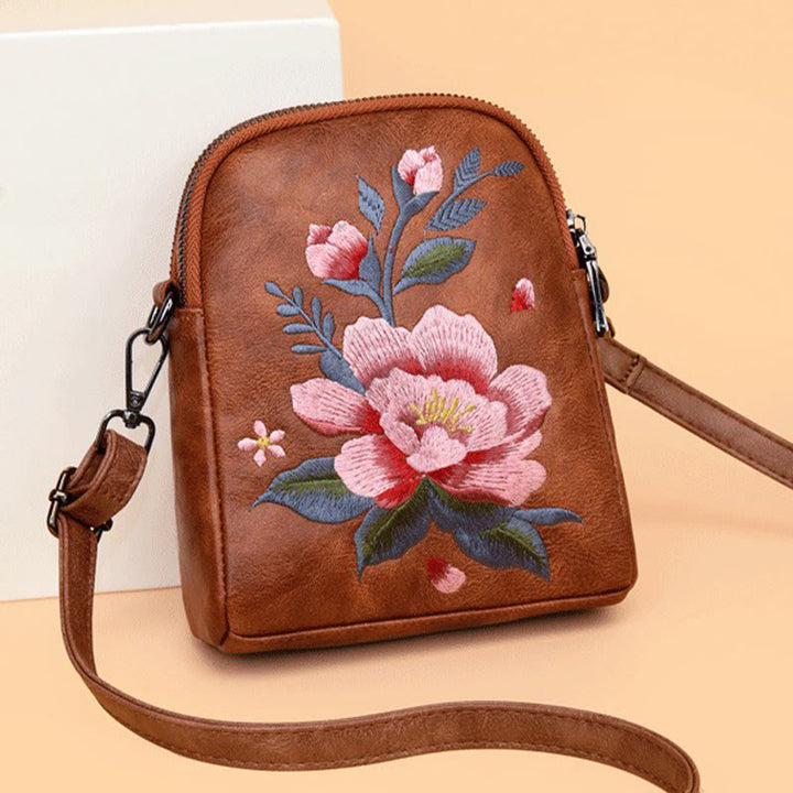 Bolso de mano con Buddha Stones y loto bordado, bolso de mano para compras, bolso de hombro, bolso cruzado