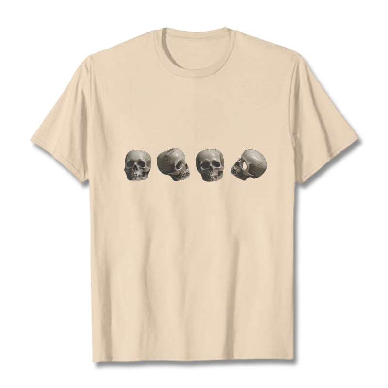 Camiseta con estampado de calaveras del bosque tibetano El Señor del Buddha Stones - Sopa de mariscos - 2XL - image 20