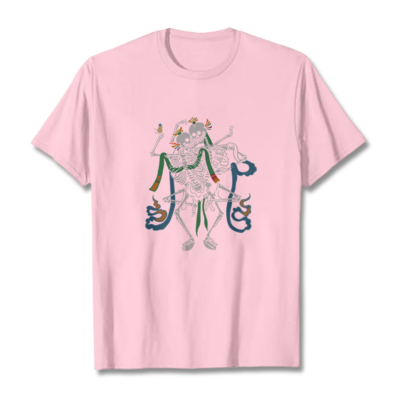 Camiseta con diseño de Buddha Stones tibetanas El Señor del Bosque Cadáver - Rosa claro - 2XL - image 14