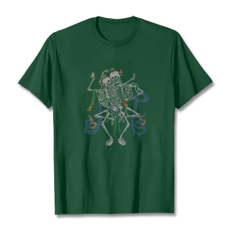 Camiseta con diseño de Buddha Stones tibetanas El Señor del Bosque Cadáver - Verde bosque - 2XL - image 10