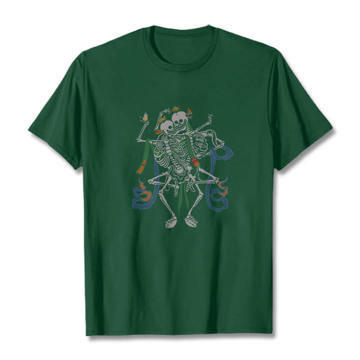 Camiseta con diseño de Buddha Stones tibetanas El Señor del Bosque Cadáver - Verde bosque - 2XL - image 10