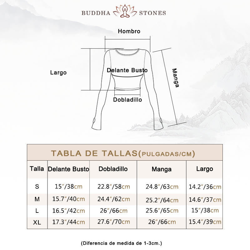 Buddha Stones Mujeres Entrenamiento Manga Larga Entrecruzada Sin Espalda Top Tee Leggings Deportes Fitness Yoga Traje